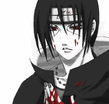 Itachi in blood