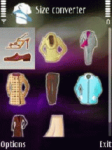 Clothing Size Converter v1.03 РґР»СЏ Java (J2ME)