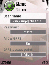 Gizmo VOIP Plug-in Wi-fi Phone v2.20 РґР»СЏ Symbian 9.x S60