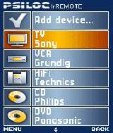 Psiloc IrRemote v1.04 РґР»СЏ Symbian OS 9.x S60