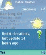 Mobile Weather v1.1 РґР»СЏ Symbian 9.x S60