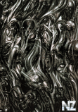 H_R_Giger_No_413_BIOMECHANICAL_LANDSCAPE_MIT_KOEPFEN__acrylic_on