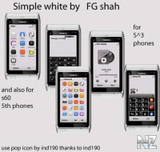 Simple White by FGshah OS9.4.sis