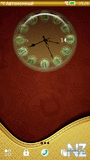 Big Analog clock gold 12 by kuskovo.sis
