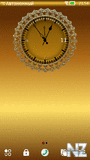 Big Analog clock gold 11 by kuskovo.sis