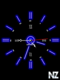 Neon Blue Clock.swf