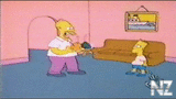 The_Simpsons_Bart_And_Dad_Eat_Dinner_.avi